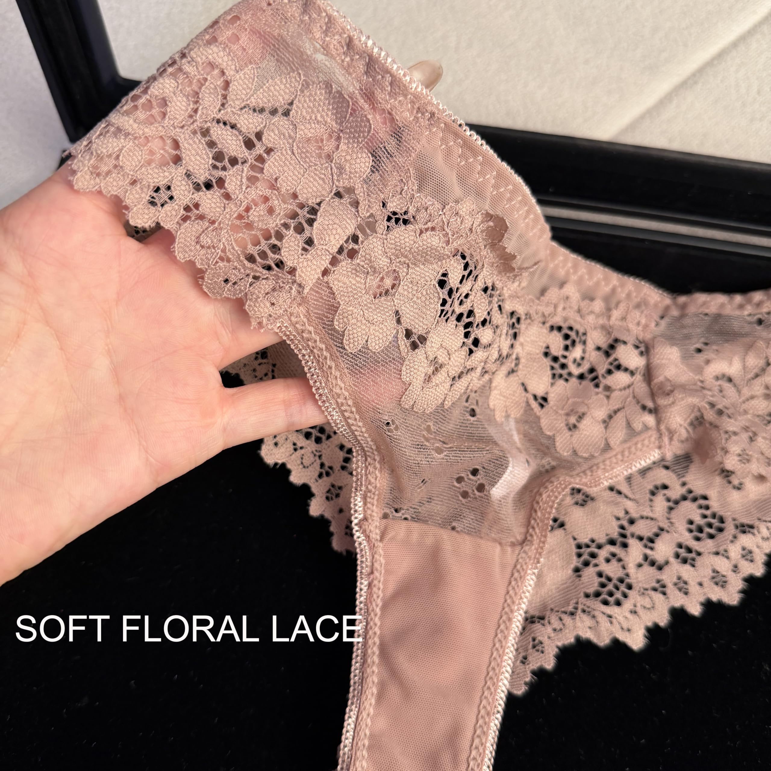 Damen-Slip, dehnbar, Spitze, Baumwolle, Schritt, Tangas, Slips, Damen, sexy Schlüpfer, Netz-Höschen, Übergröße, Unterwäsche, Low-Rise-Tangas, G-String, weicher Hipster, atmungsaktiv, durchsichtiger