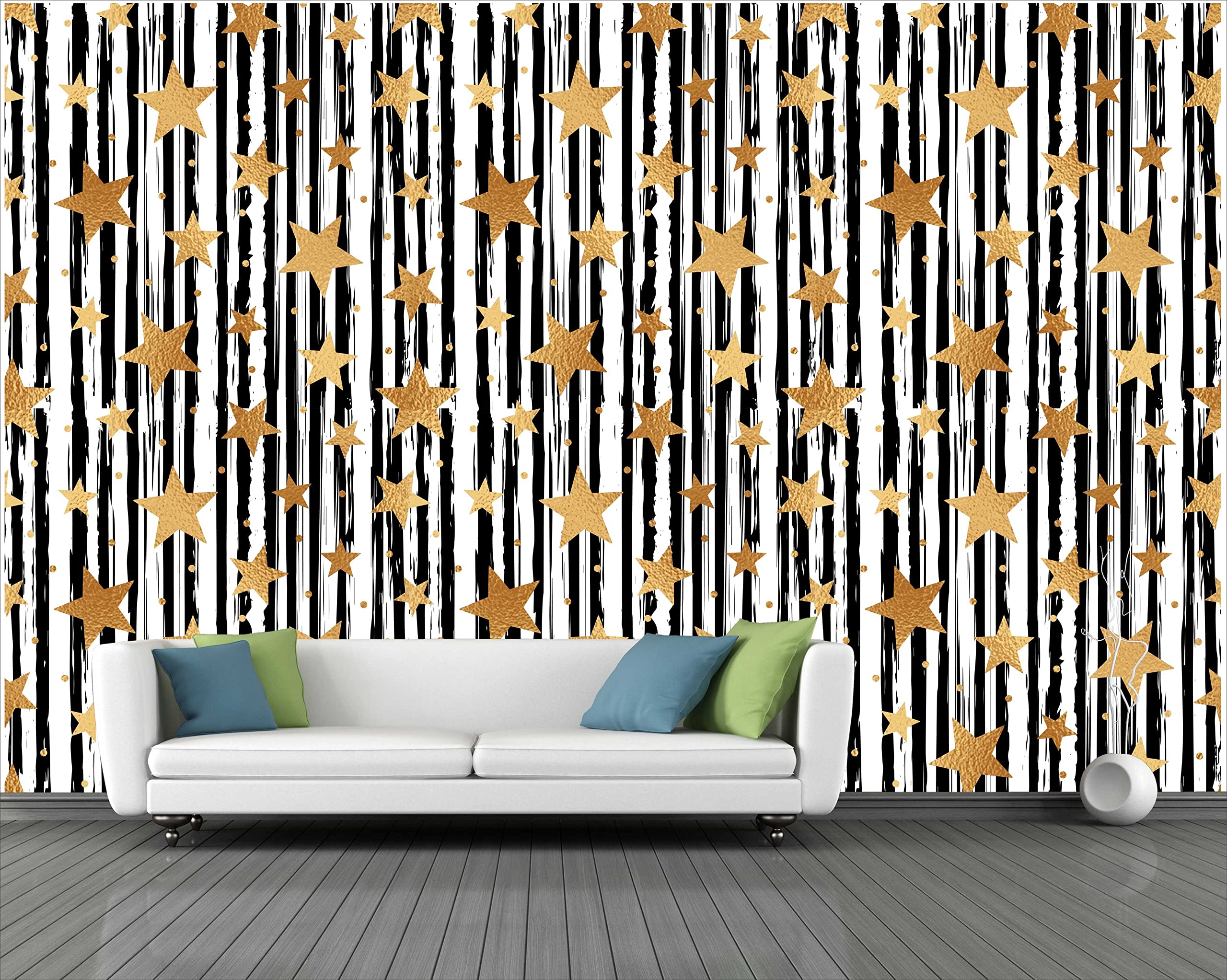 See full amazon price history chart for CABANA HOMES PVC Self-Adhesive Wallpaper, 45 x 125 cm (6 sq. ft) Made in India, White & Golden CABANA HOMES PVC Self-Adhesive Wallpaper, 45 x 125 cm (6 sq. ft) Made in India, White & Golden (B0CFR9Q7K7) Amazon Price History, Amazon Price Tracker