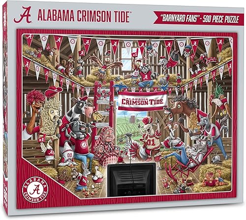 Miniatura 1 de YouTheFan NCAA Barnyard Fans - Rompecabezas de 500 piezas