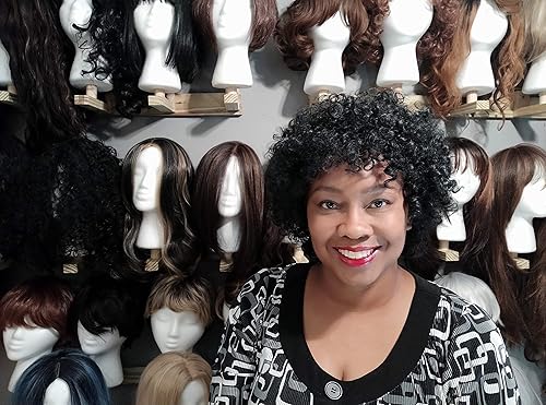 Miniatura 9 de SawMaw - Estante colgante para pelucas, organizador de pelucas de montaje en pared para múltiples pelucas, diseño patentado, hecho de madera maciza