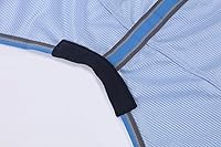 Vista 5 de LEAFOREST Alfombra de verano con cuello estándar de malla de caballo, color azul, 63 pulgadas