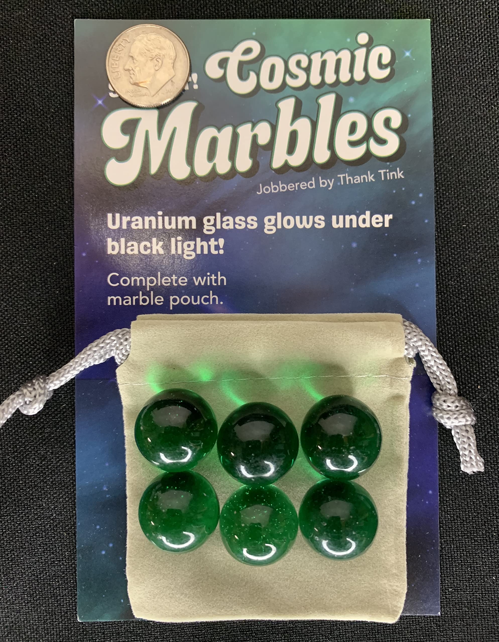 Uranium Glass Marbles
