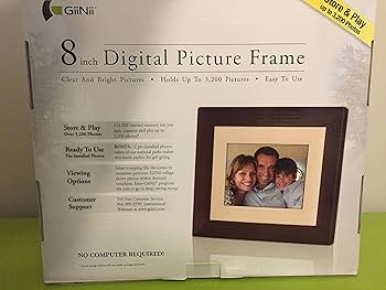 GiiNii デジタルフォトフレーム レザー 8インチ GiiNii デジタルフォトフレーム レザー 8インチ