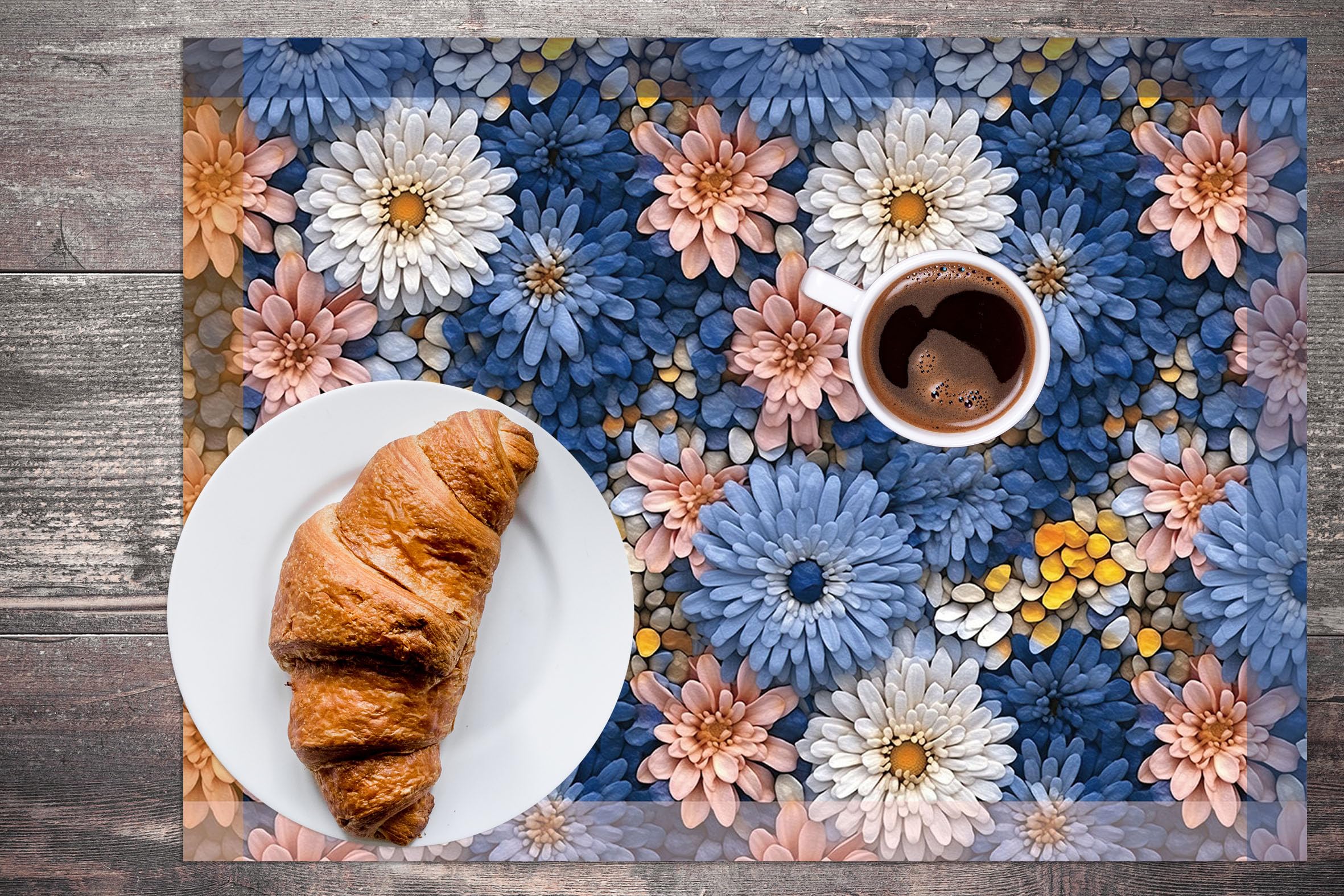 Set 4 tovagliette americane 33x45 cm, Diverse fantasie Ottima idea regalo (Tovaglietta 1091)