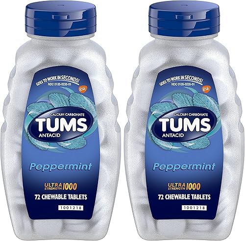 Miniatura 18 de TUMS Tabletas antiácidas ultra fuertes para aliviar la acidez estomacal masticable y alivio de la indigestión ácida, frutas surtidas, 72 unidades