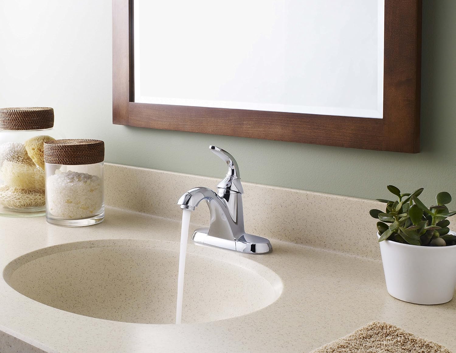 Pfister LF042PDCC Pasadena Single Control 4 Inch Centerset Bathroom Faucet in Polished Chrome