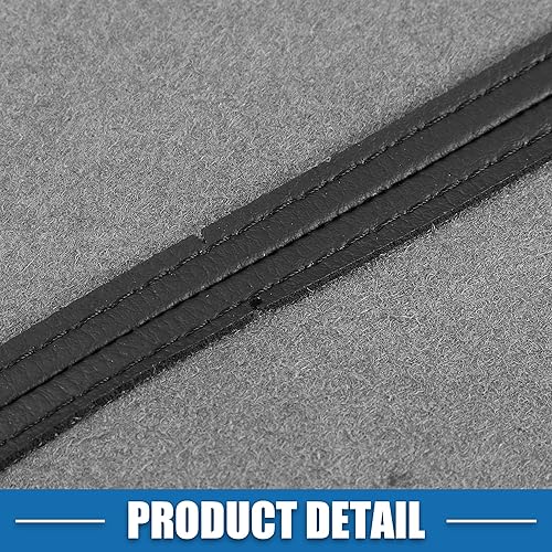 Miniatura 7 de A ABSOPRO Panel de la puerta delantera del coche reposabrazos cubierta interior de la puerta trims para Acura RDX 2007-2012 negro 1 par