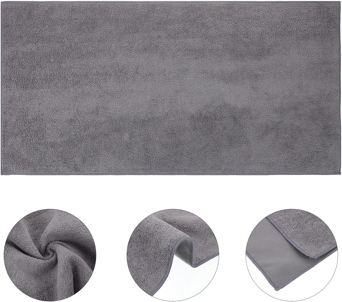 GALPADA 4pcs Car Drying Towels, Highly Absorbent Fiber Cleaning Cloths