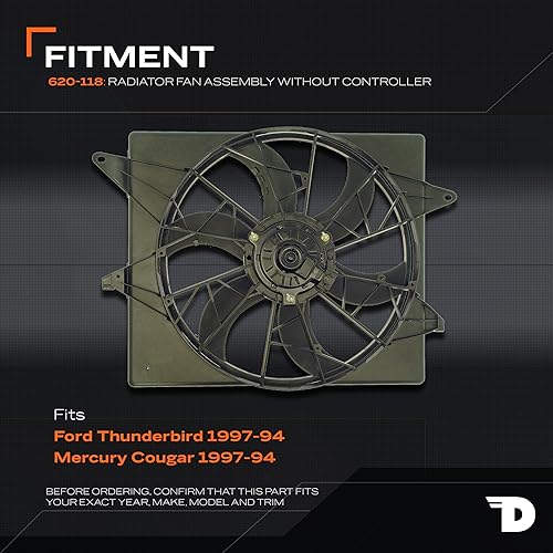 Miniatura 2 de Dorman 620 – 118 Radiador Fan Assembly