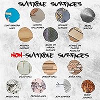 Vista 9 de Calcomanía de espejo "Yes You Can Sign with Exclamation Mark - Yes You Can Words of Inspiration Decor - Diferentes fuentes Yes You Can Sign