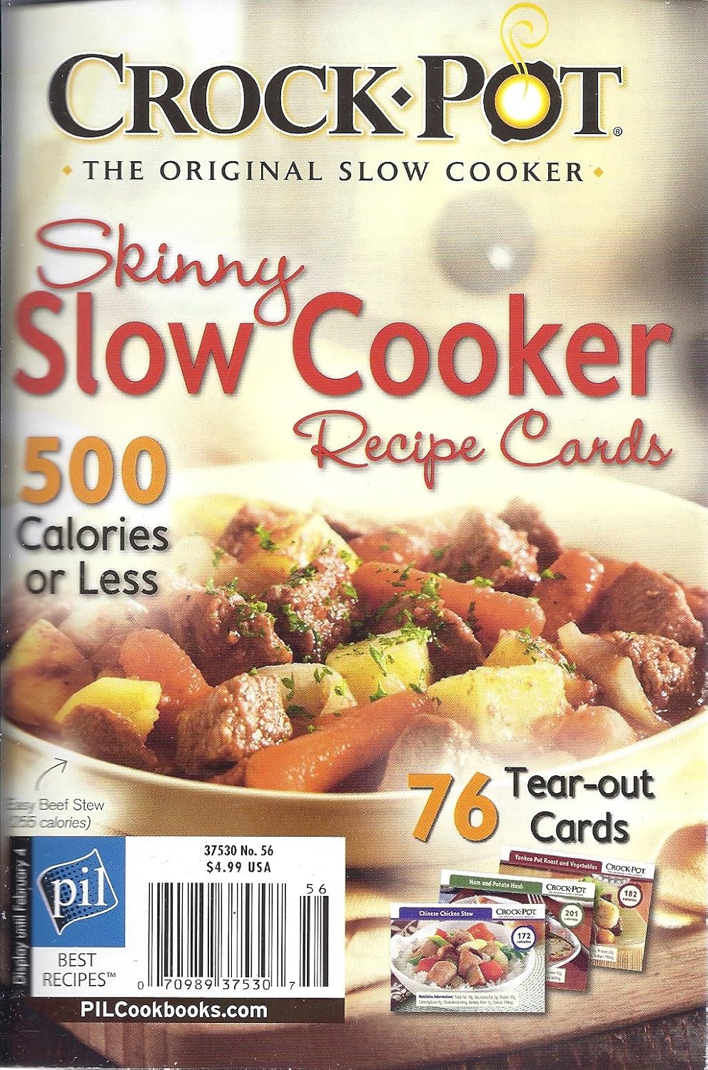 Crock Pot Skinny Slow Cooker Recipe Cards
