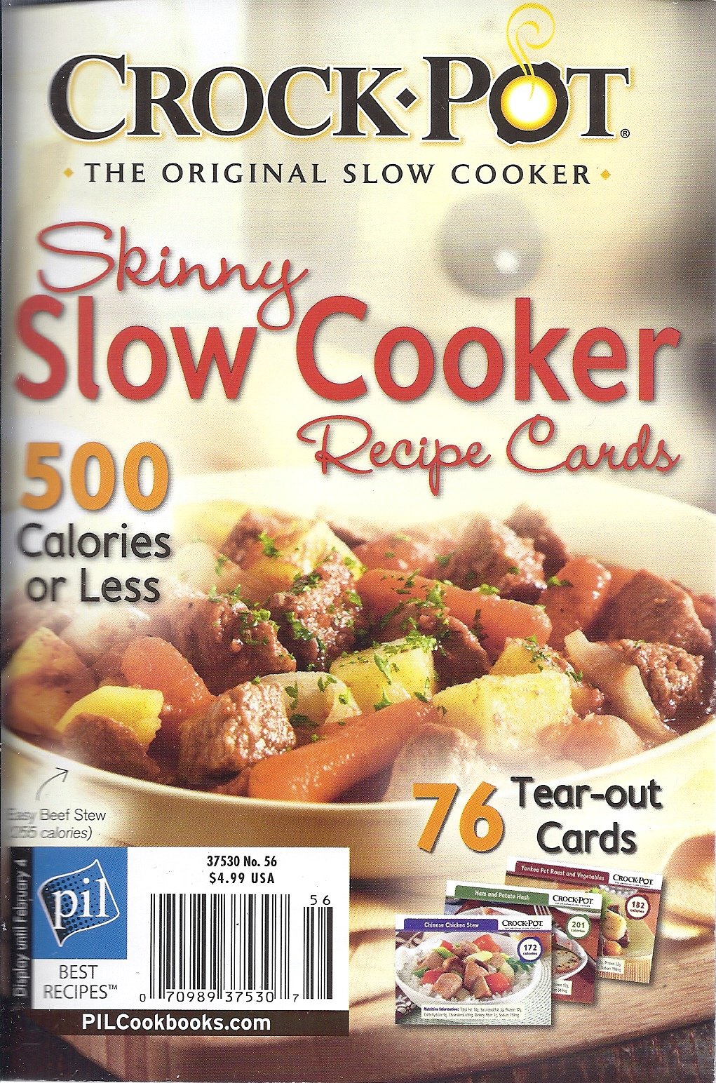 Crock Pot Skinny Slow Cooker Recipe Cards