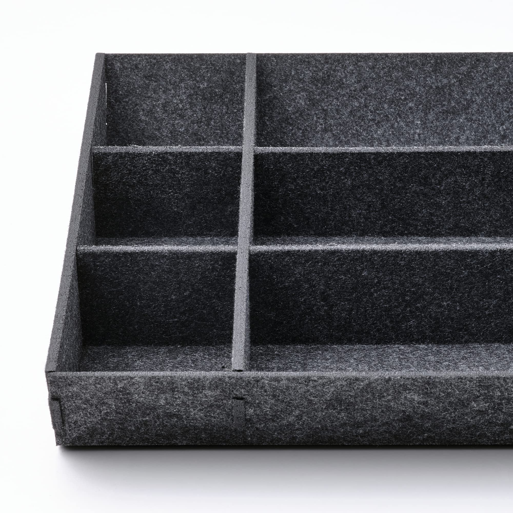 Ikea UPPDATERA regulowany organizer do szuflady, 40 cm, szary