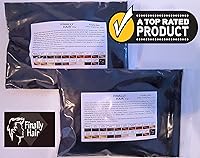 Vista 4 de Fibras constructoras de pelo 100 + 14 = 114 gramos, 4 onzas. El relleno del grado más alto que puedes usar para tus botellas., Negro