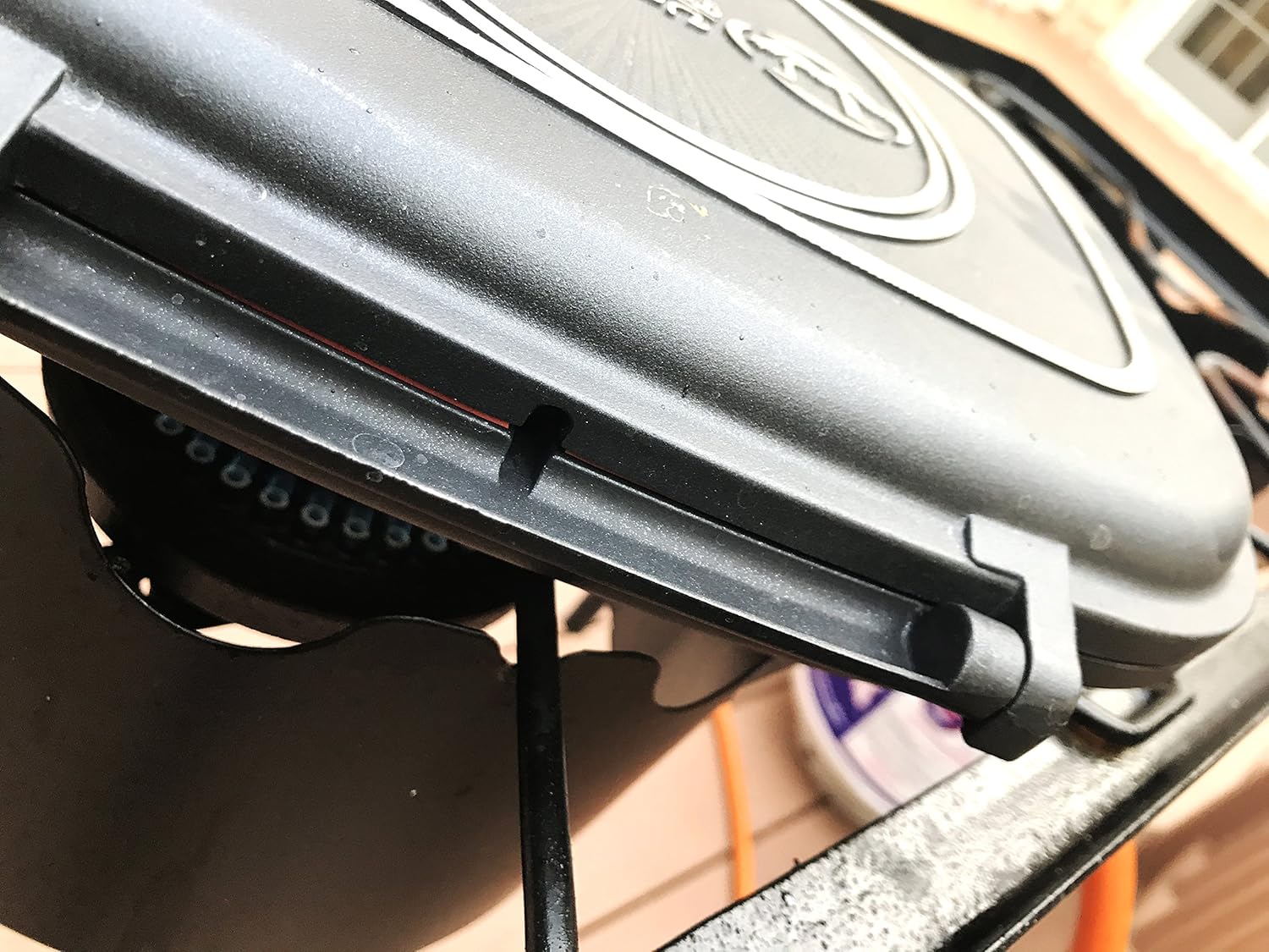 UNIWARE® Super Quality Non-Stick Coating Double Grill Pan, Rectangular, Magnetic Bakelite Handle, 12.6 x 9.6 x 2.6 Inch