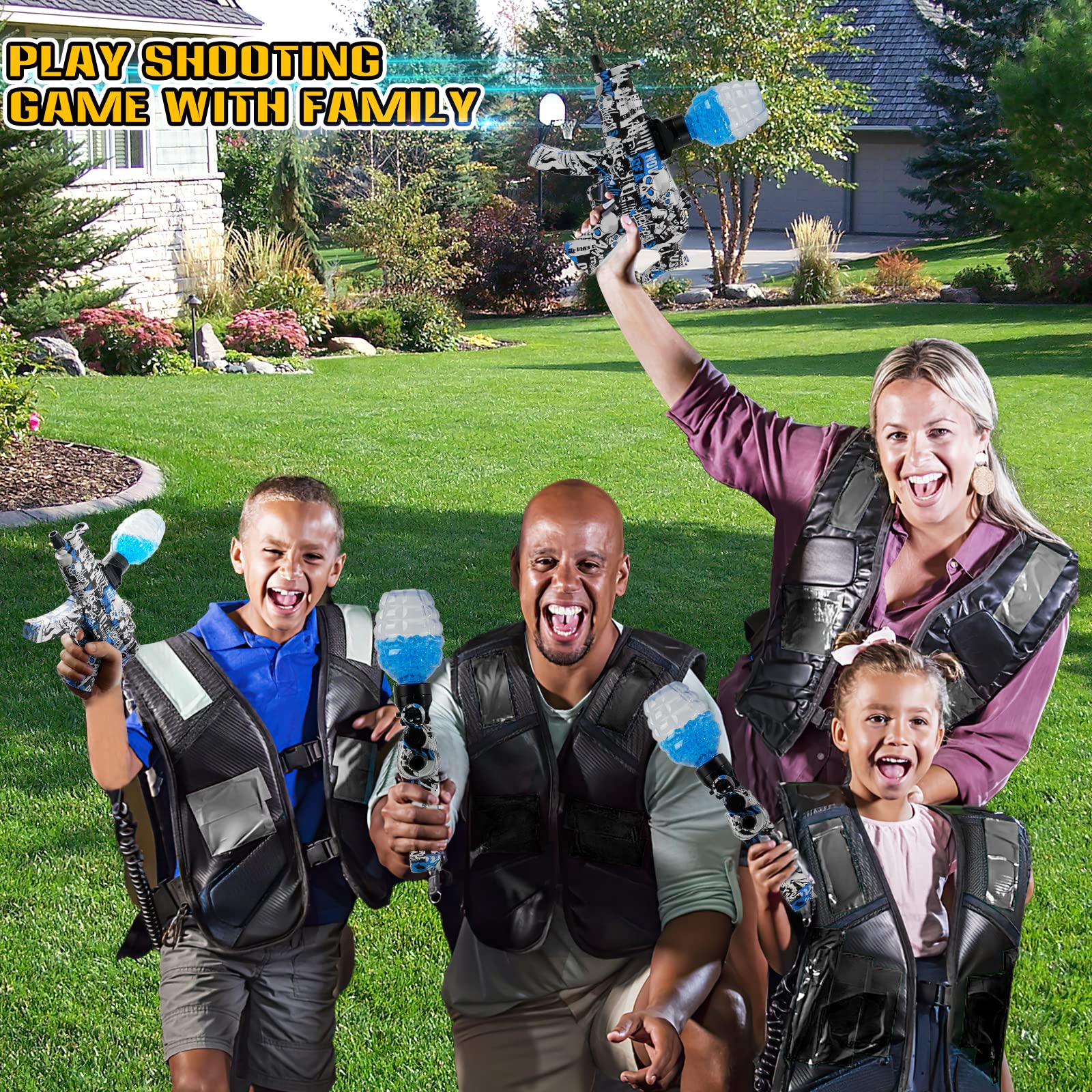 Splatter Ball Blaster Automatic Toy Electric Splat Ball Water Beads