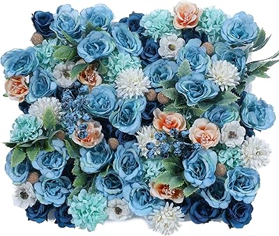 Fake Flower Artificial Flowers Roses Home Decor Indoor Outdoor Table Centerpieces for Dining Room Silk Faux Flowers DIY We...