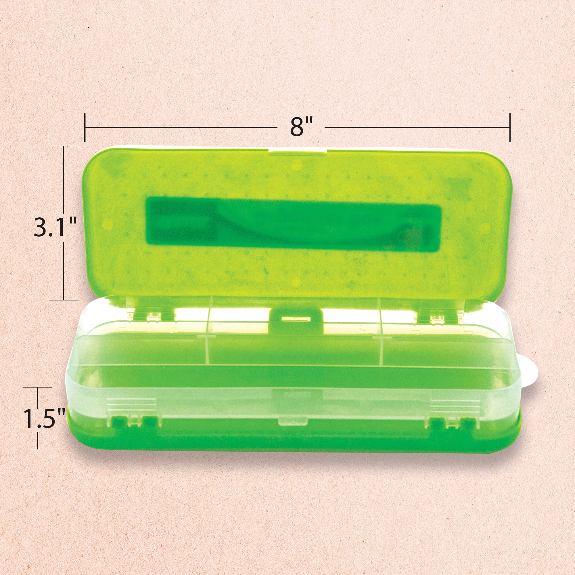 Amazon.com : BAZIC PRODUCTS Bright Color Double-Deck Organizer Box