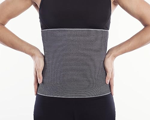 #1 Sport Pro - Cinturón de calentamiento de algodón de lana que alivia el dolor de espalda, apoya la compresión lumbar y muscular óptima para