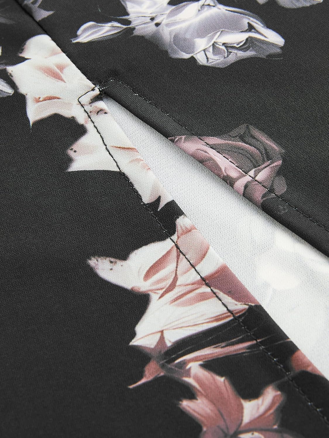 CIDER Women's Plus Size Dress Floral Fruit Square Neck Puff Sleeve Split Sun Dress Summer Midi Dresses Vacation Outfits - Image 4