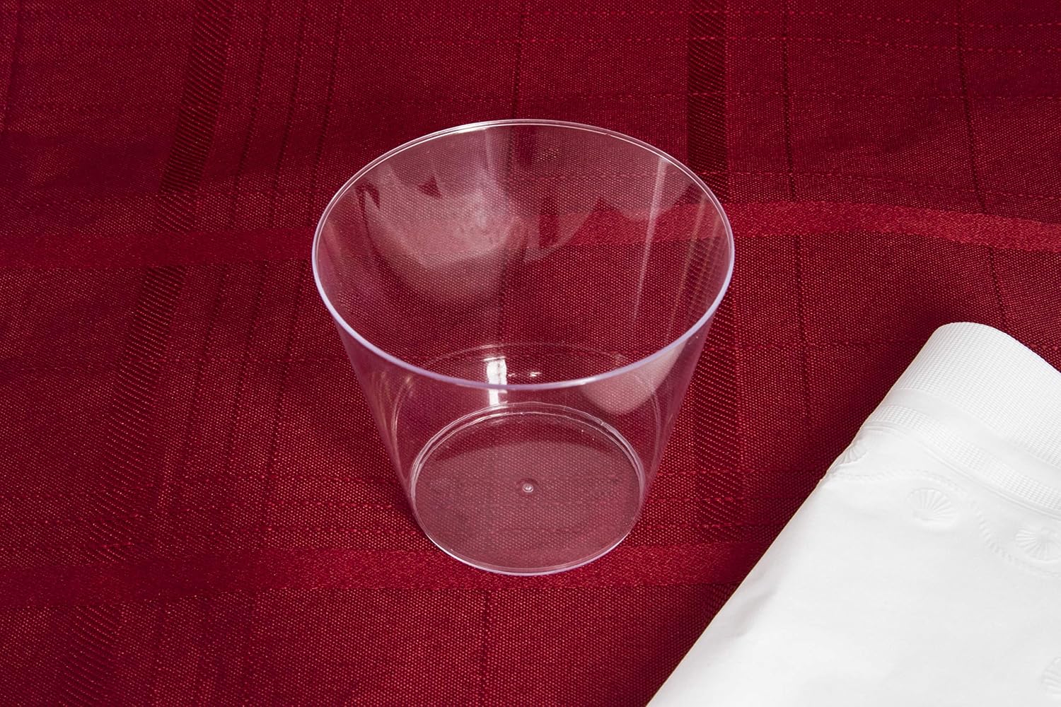 Old Fashioned Cold Cups by Oasis Creations - 9 ounce - 600 Count - Hard Plastic - Disposable Plastic - Old Fashioned Tumblers - Party Cups - Wine Cups - Party Cups - Cocktail Glasses - CASE OF 600