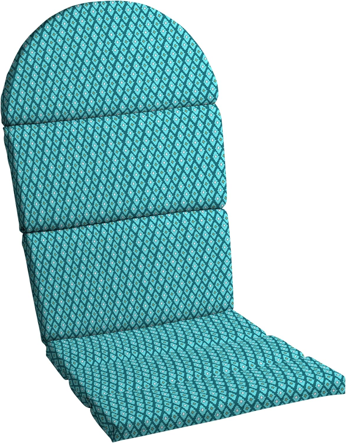 Arden Outdoor Foam Adirondack Cushion, 21.5 x 19, Water Repellent, Fade Resistant, Foam Cushion for Adirondack Chairs Luna Geometric