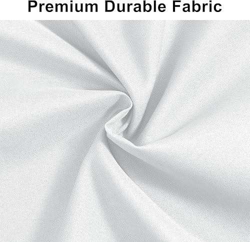 Miniatura 4 de DWCN Cortinas opacas con ojales blancos grises, a prueba de sonido, 2 paneles con aislamiento térmico, bloqueo de calor, cortinas de ventana para