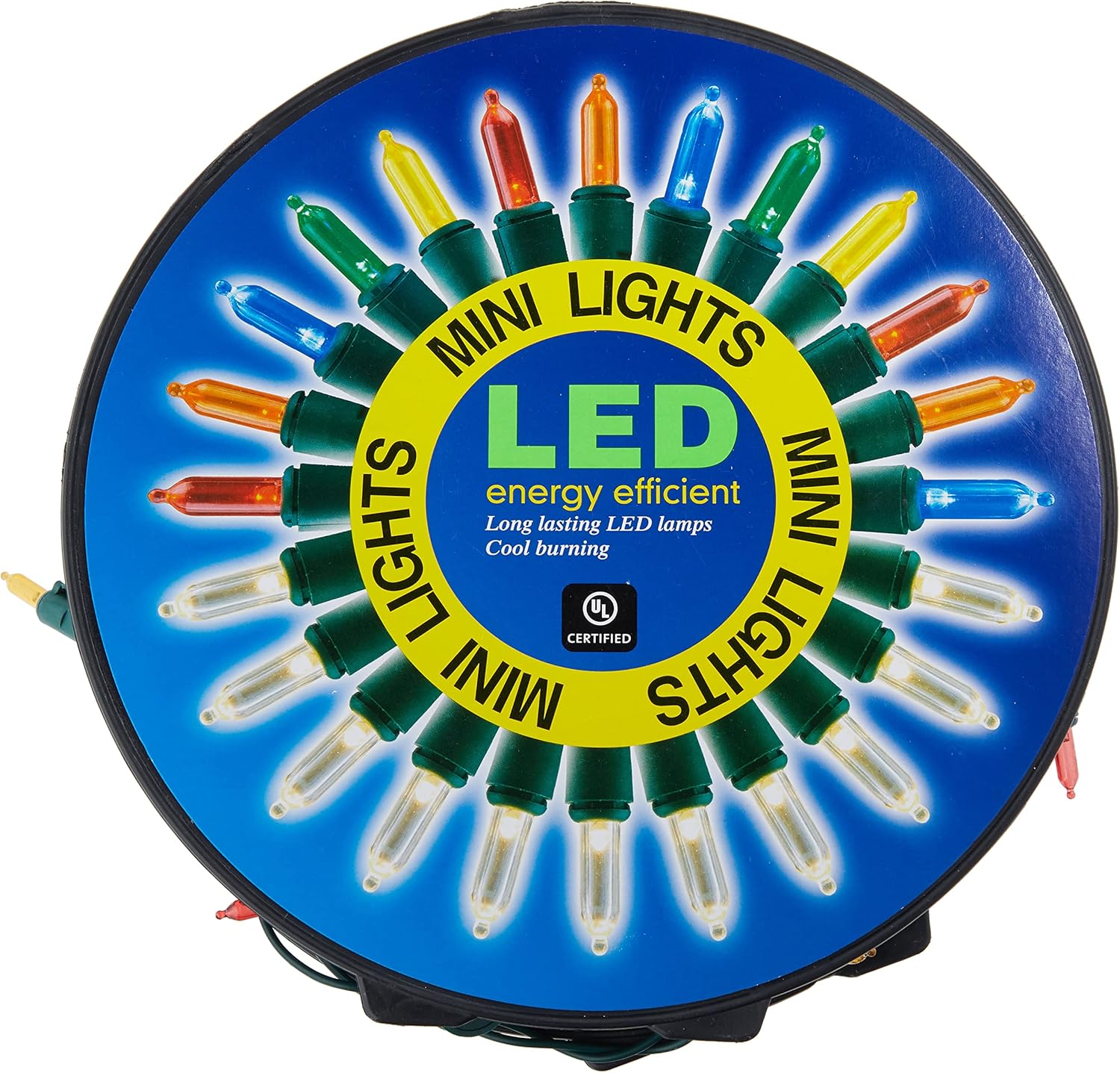 37 Ft Reel Pack 150 Led M5-Incandescent Transparent Multi