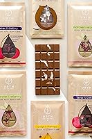 Vista 5 de Urth Essence Barras veganas de chocolate sin azúcar Chocolate Keto Sin lácteos Alimentos aptos para dieta cetogénica Alimentos saludables