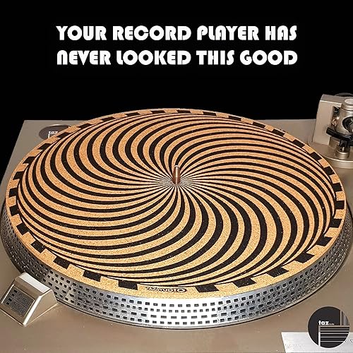 Miniatura 27 de Tapete de corcho prémium para tocadiscos de vinilo LP para un mejor soporte de sonido en el tocadiscos de vinilo LP, tapete de corcho con diseño M4