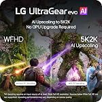 LG Ultragear™ 39GX950B 39-inch OLED Dual-Mode 5K2K (5120x2160) Gaming Monitor 1500R Curved (WUHD 165Hz WFHD 330Hz) 0.03ms DisplayPort USB-C 90W NVIDIA® G-SYNC® Compatible AMD FreeSync™ Premium Pro