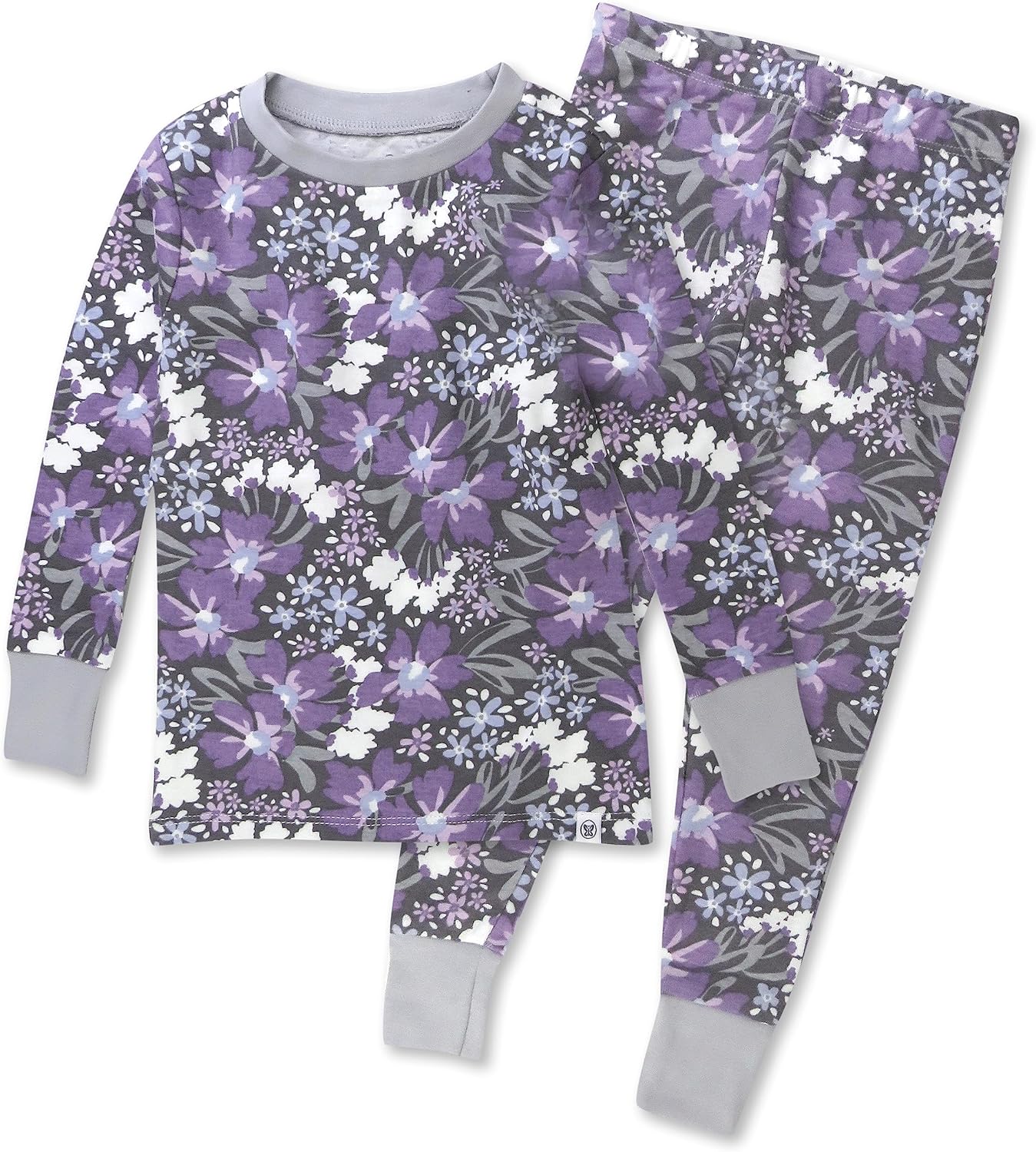HonestBaby baby-girls 2-piece Pajamas Sleepwear Pjs 100% Organic Cotton for Baby, Toddler, Kids, Girl image 3
