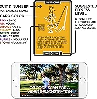 Vista 5 de Stack 52 Tarjetas de ejercicio de suspensión compatibles con todos los entrenadores de suspensión. Juego de entrenamiento de resistencia