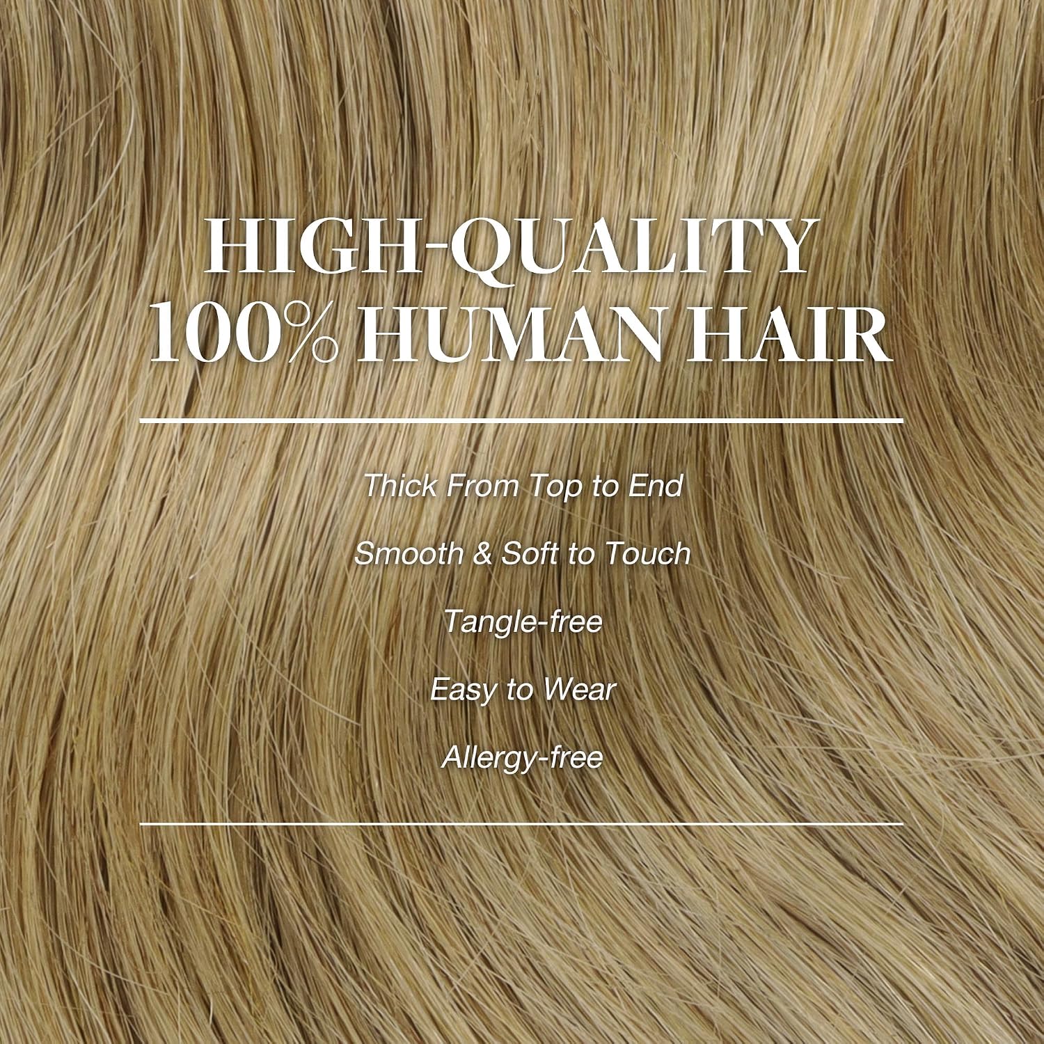 GOO GOO Clip in Hair Extensions Real Human Hair, Remy Human Hair Extensions Clip ins for Women, Natural Human Hair, 14inch 120g 7Pcs, 7 Bronde thumbnail