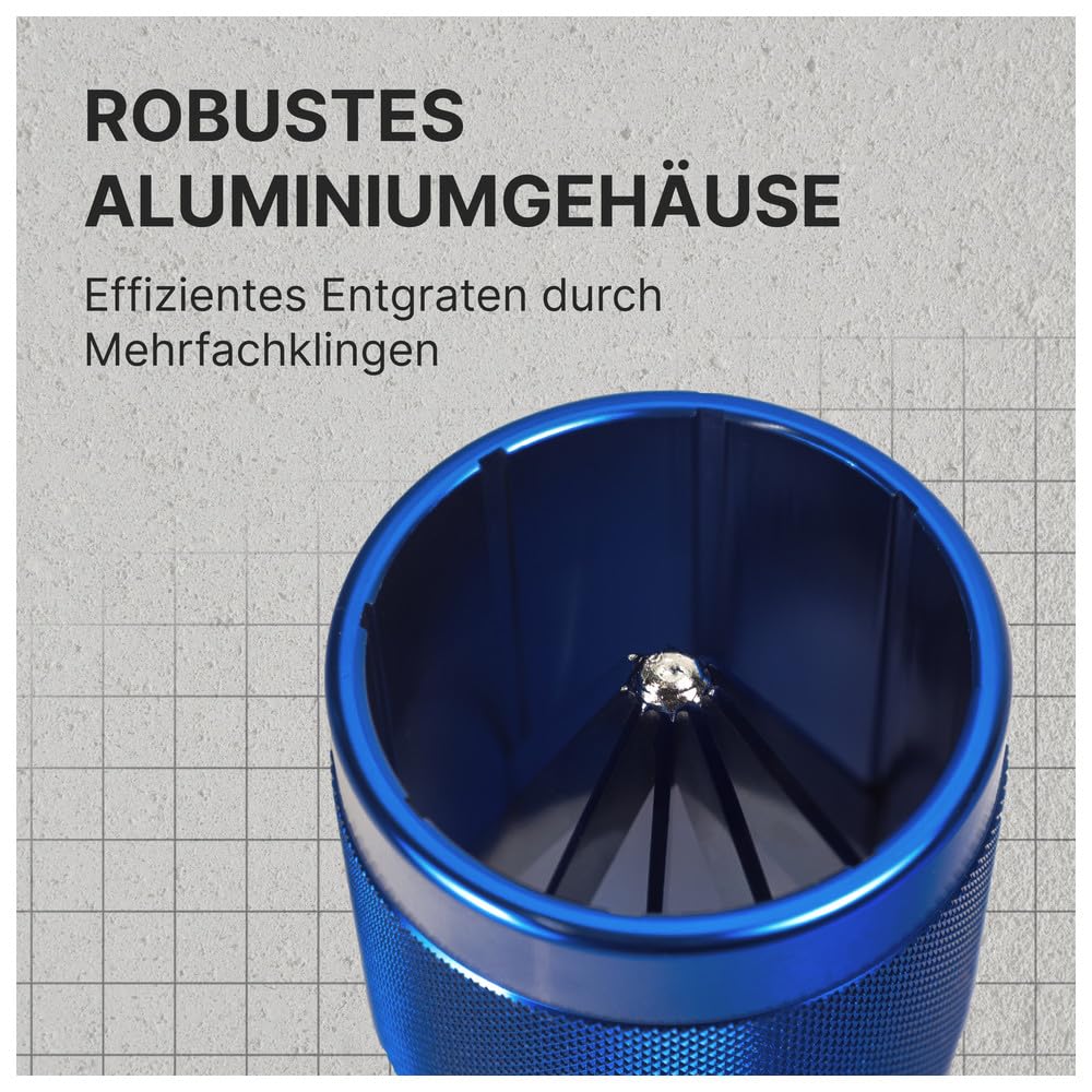 Dönges Profi Rohr Entgrater mit Alugehäuse für Kunststoffrohr 25-63 mm | Rohrentgrater, Handentgrater, Deburring Tool