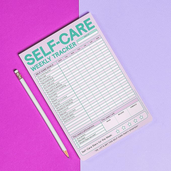 Self-Care Checklist Planner Pad | Pastel Weekly Tracker