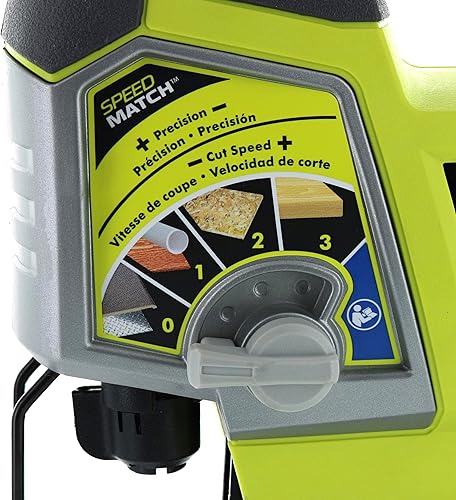 Miniatura 5 de Ryobi JS481LG - Sierra de calar orbital de vástago en T de velocidad variable con cable de 4.8 amperios con sistema de iluminación LED integrado