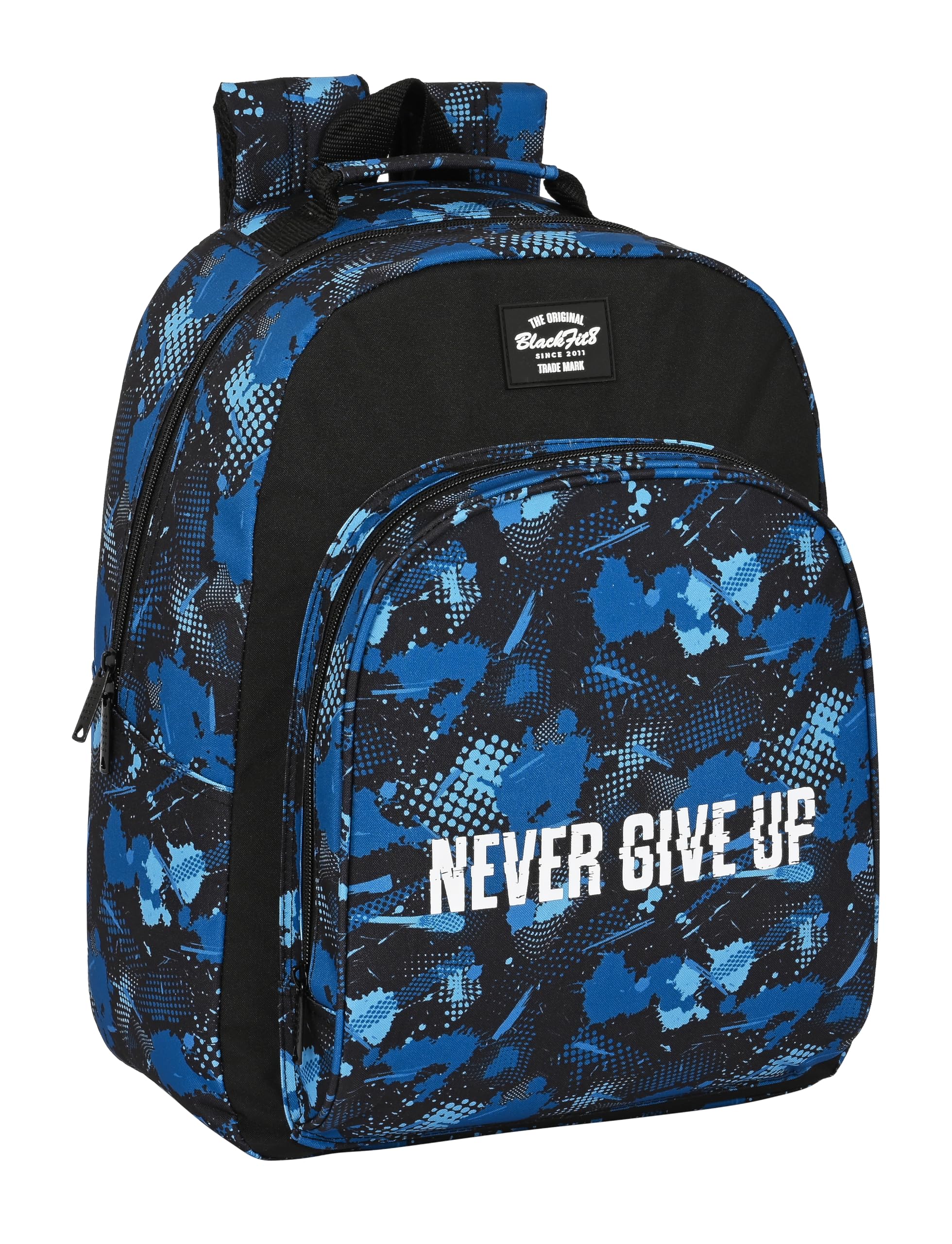 Safta BLACKFIT8 URBAN INK - Mochila Escolar Adaptable a Carro, Mochila, Ideal para Niños de Diferentes Edades, Cómoda y Versátil, Calidad y Resistencia, 32x15x42 cm, Color