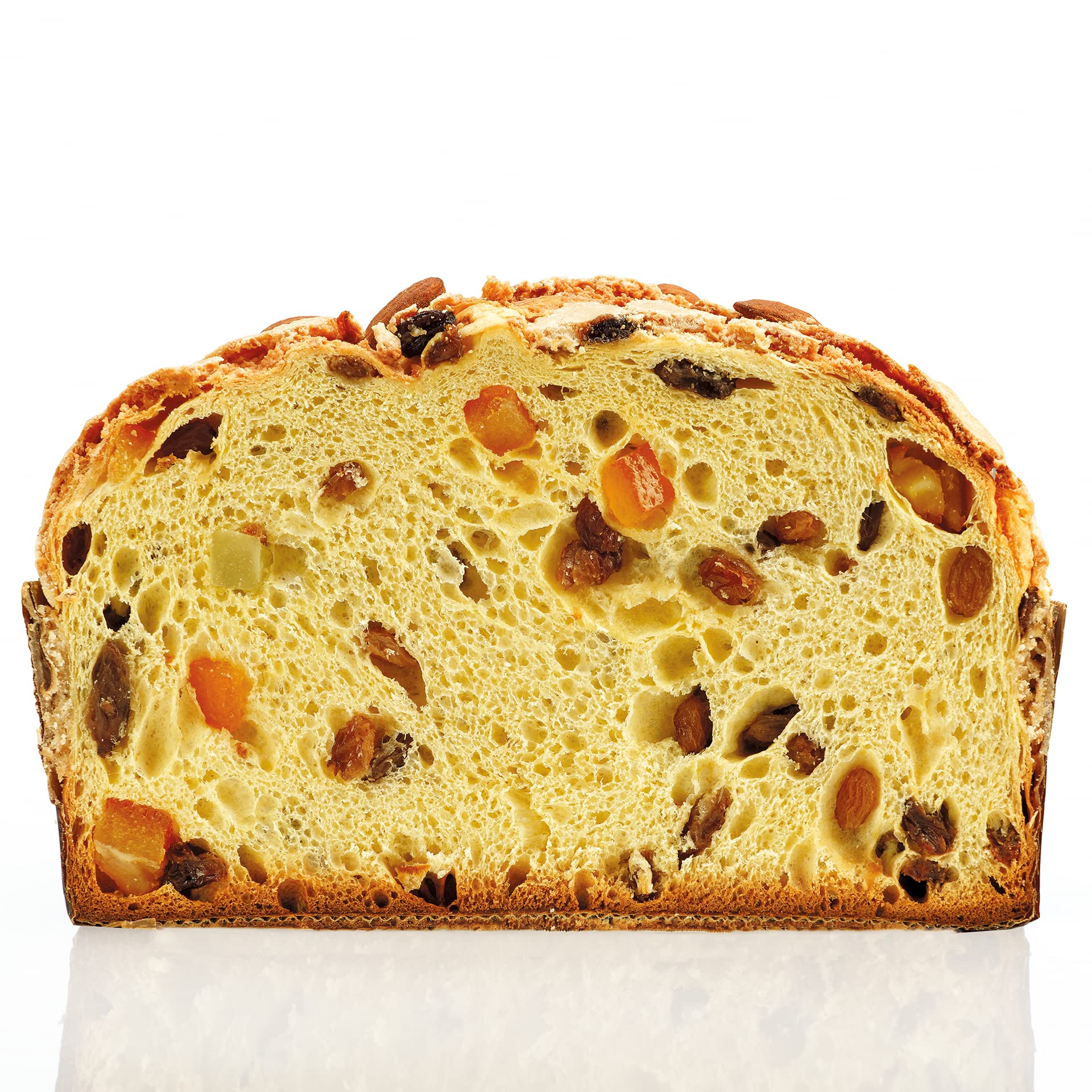 GILBER, Panettone Classico Piemontese, Basso con Uvetta e Canditi e Glassa, 1kg, ricetta Tradizionale, Made in Italy, Confezione Regalo Astuccio in Cartone, panettoni artigianali Torino