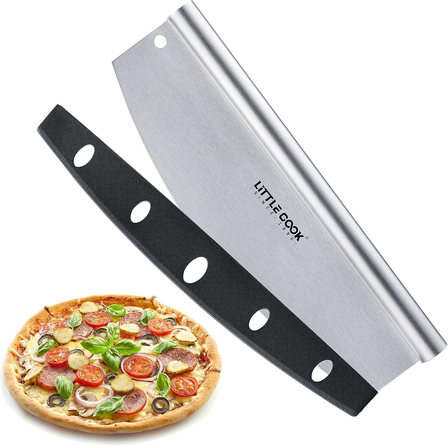14" Pizza Cutter, Little Cook Ultra Sharp Stainless Steel