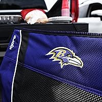 Vista 7 de Kijaro Silla Plegable Sports Fan, 26" L x 35.5" W x 37" H, Baltimore Ravens