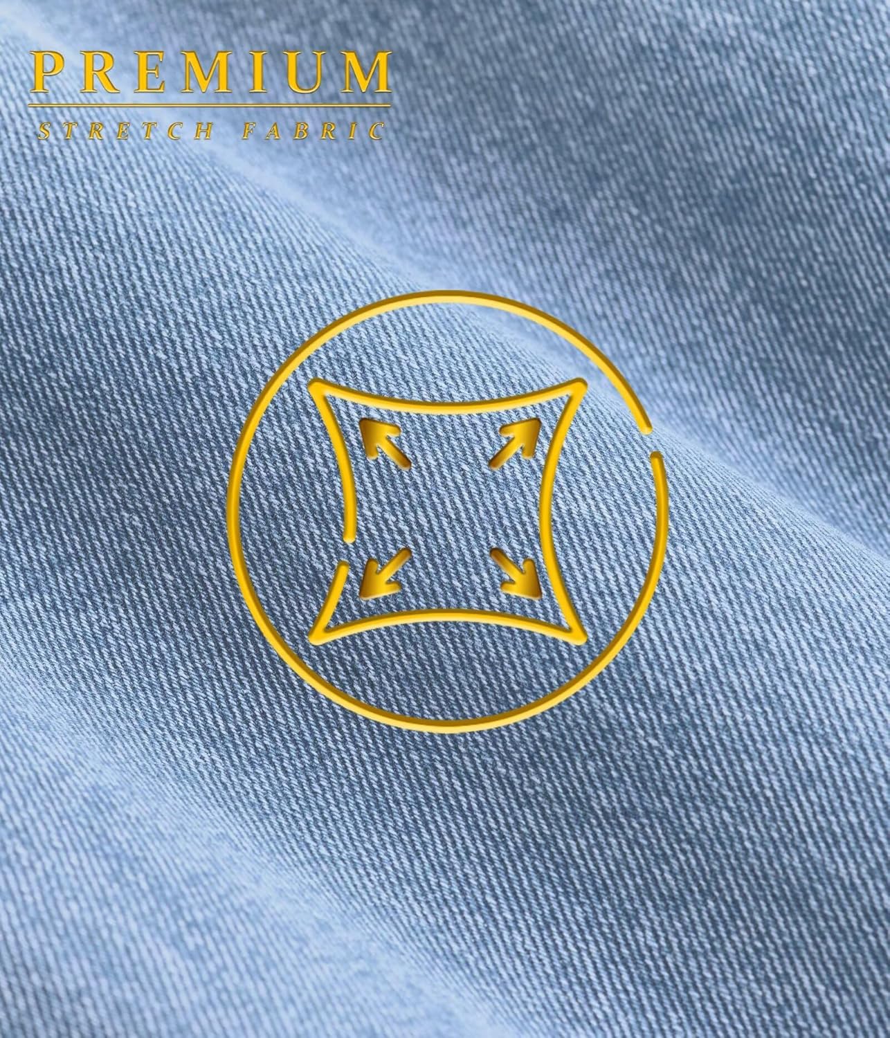 Hybrid & Company Womens Wide Leg High Rise Super Comfy Stretch Denim Pants Trendy Relaxed Fit Jeans with Pockets - Image 6