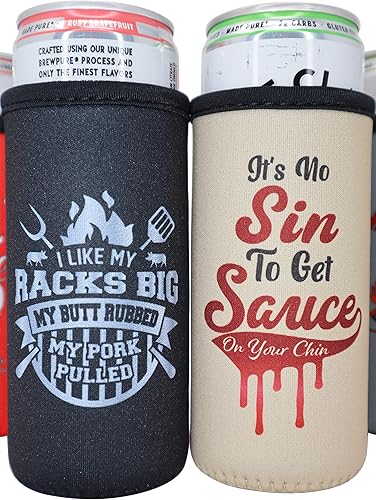 Miniatura 3 de Enfriadores de latas delgados para ahumadores de barbacoa, regalos para barbacoa para hombres que lo tienen todo, cesta de regalo para ahumar carne,