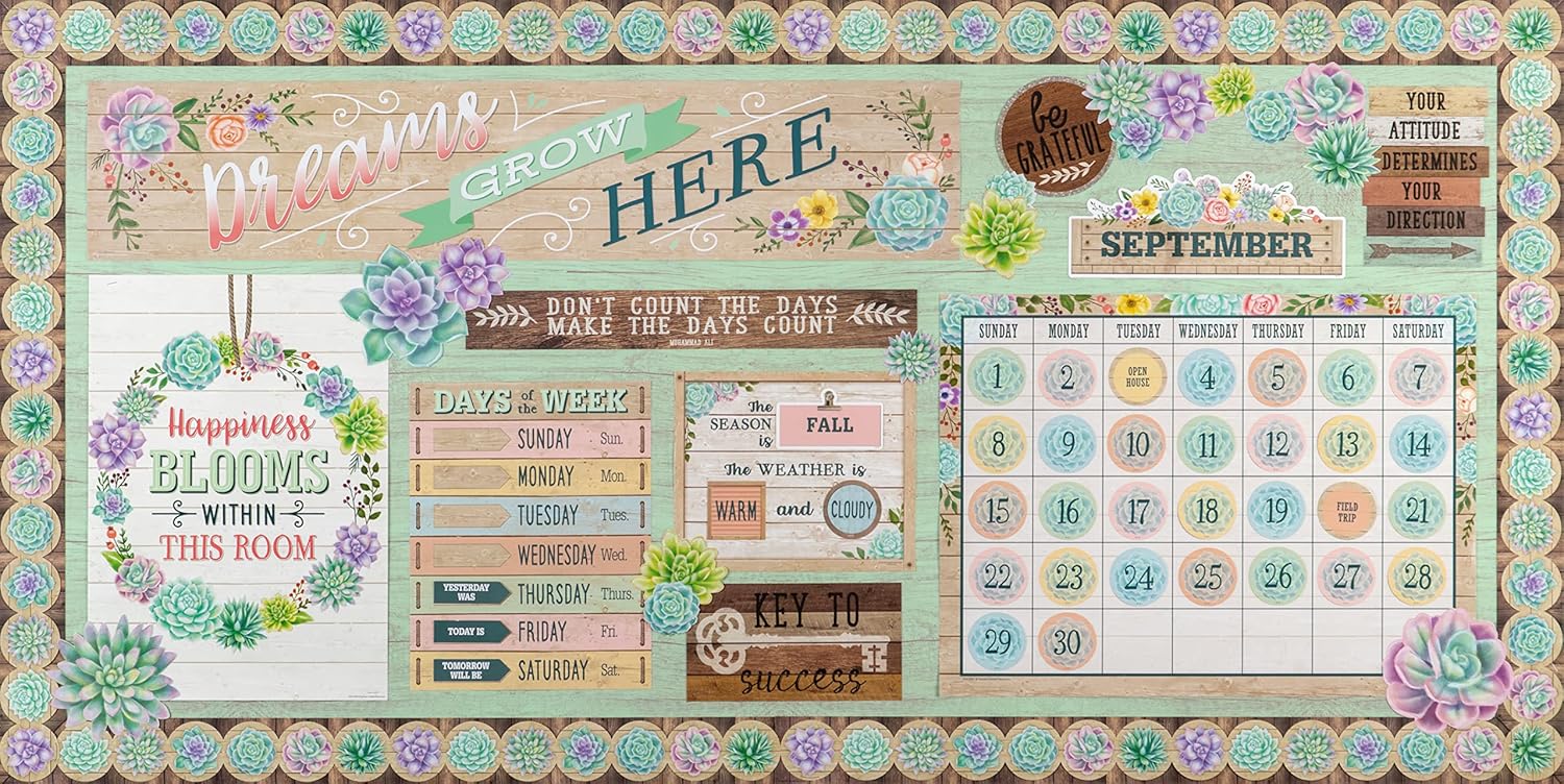Teacher Created Resources Mint Painted Wood Better Than Paper Bulletin Board Roll (TCR77883)