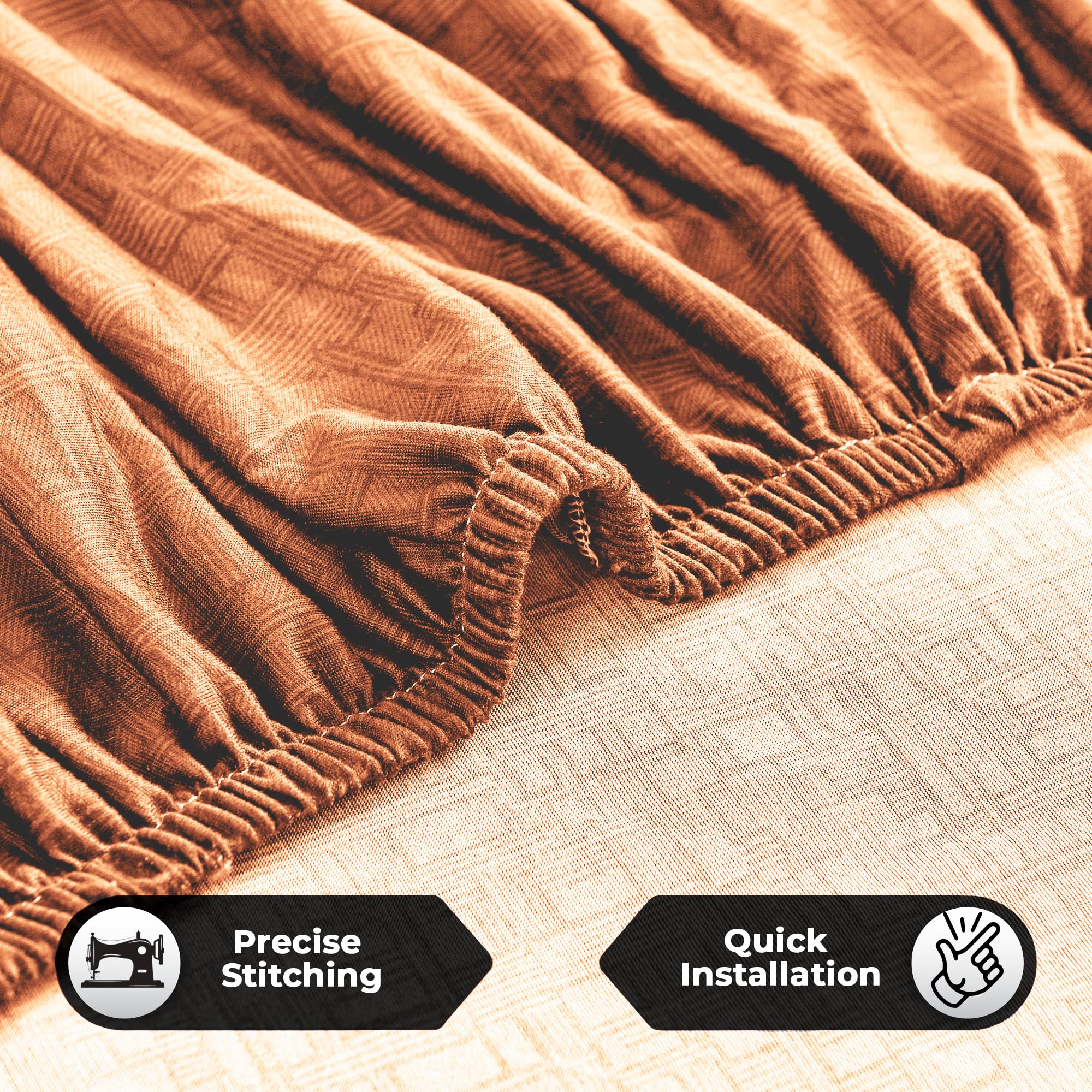 5 Seater Sofa Cover - Stretchable & Stylish -5
