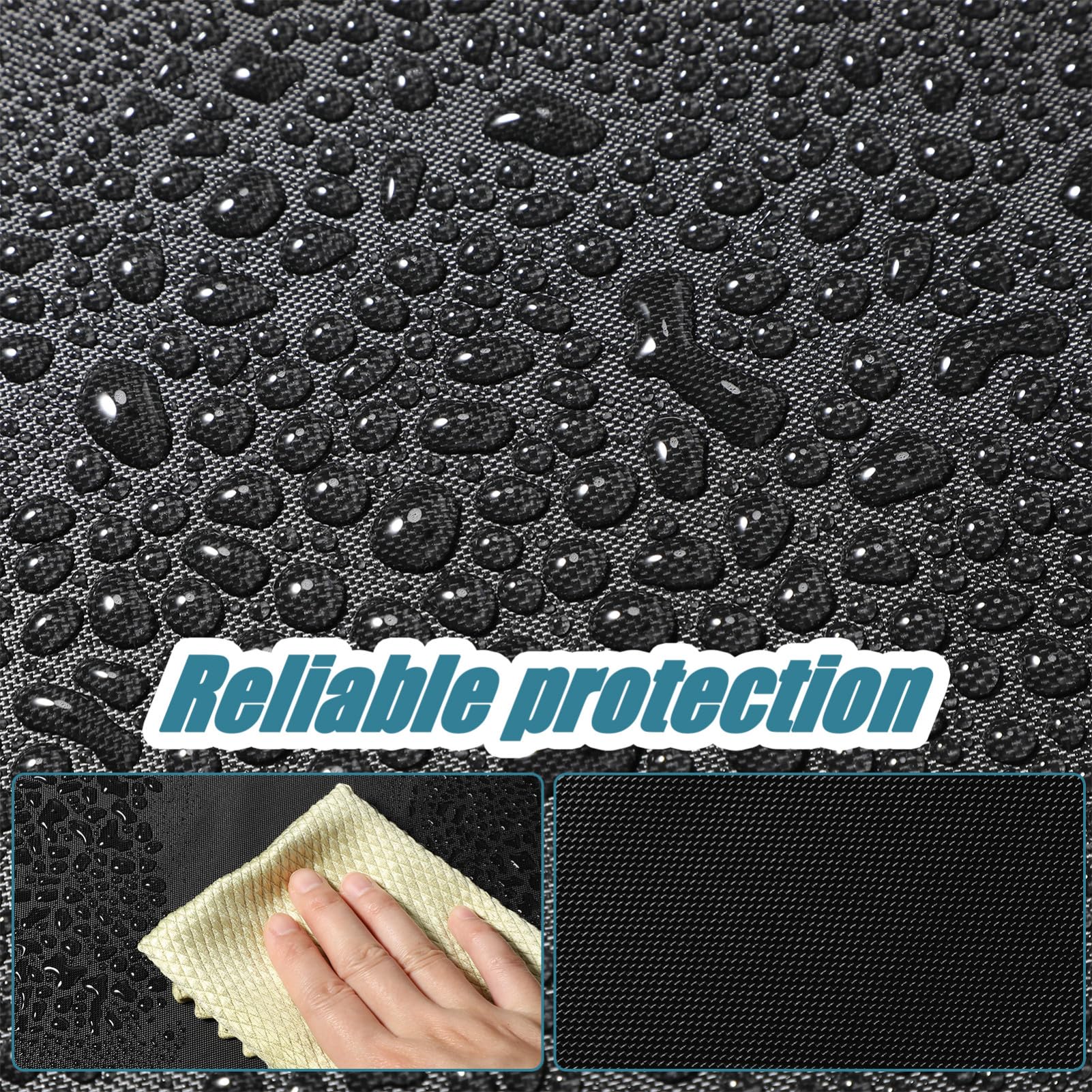 Garneck 4 Piezas Fundas para Neumáticos Cubiertas Protectoras Exteriores de Oxford Resistente para Ruedas de Camión SUV Remolque Caravana y Autocaravana