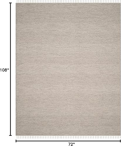 Vista 21 de Safavieh., Algodón, Marfil/Gris Acero