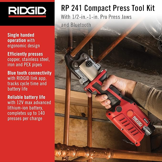 RIDGID 57373 Model RP 241 Compact Press 