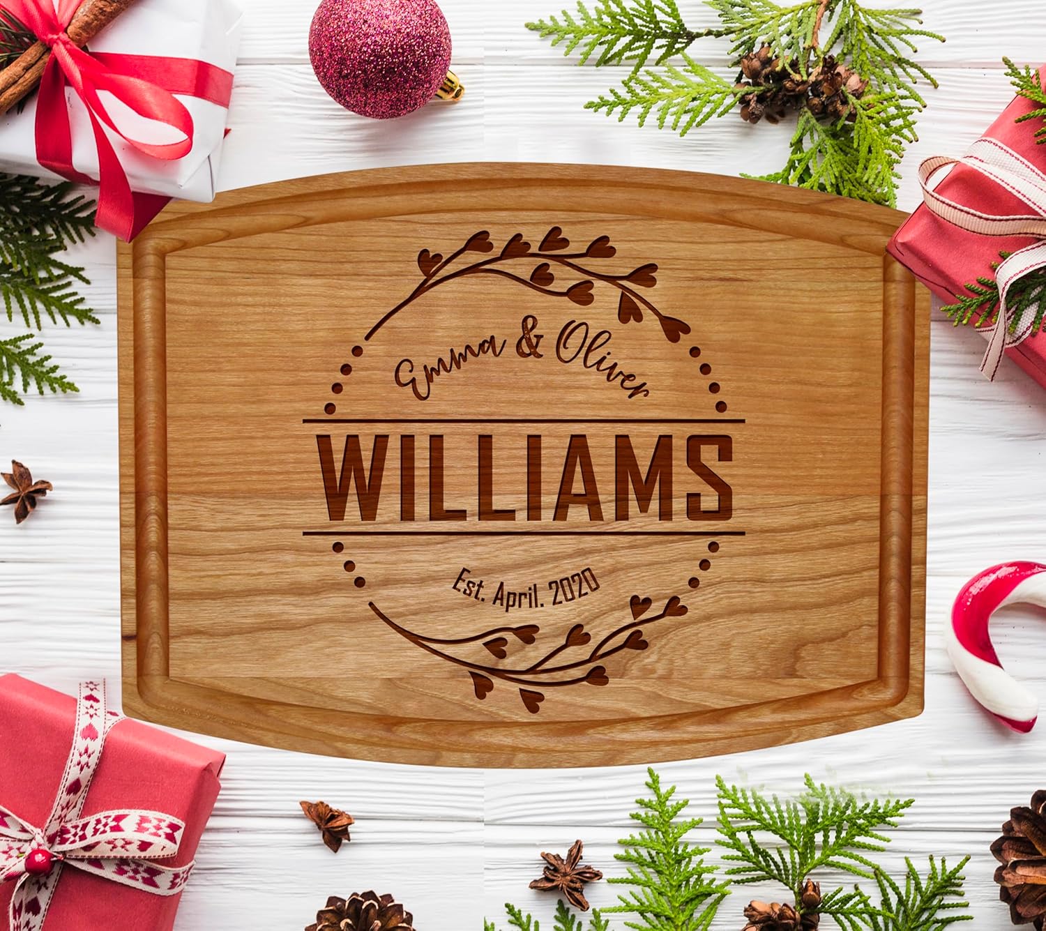 Silverhill Design Custom Wood Cutting Board GiftPerfect