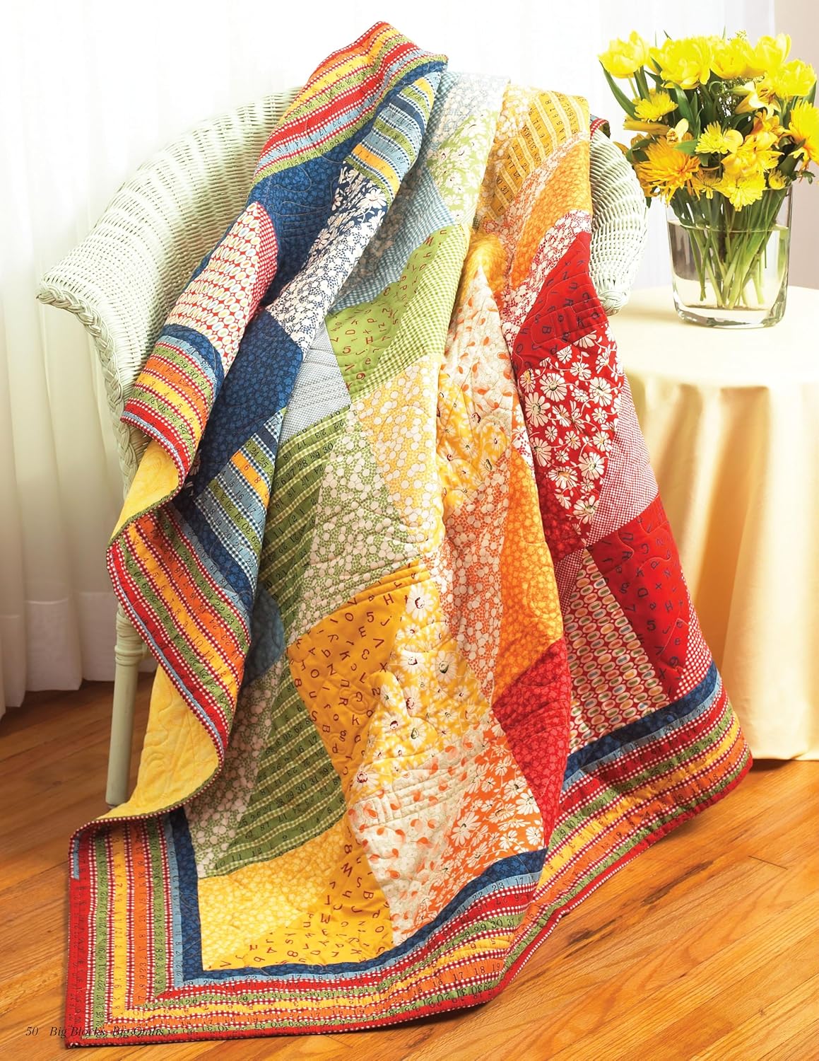 Big Blocks, Big Quilts: 11 Easy Quilts with Layer Cake 10" x 10" Squares (Design Originals) Beginner-Friendly Patterns with Step-by-Step Instructions, Diagrams, and Variations Using Precut Fabric - Image 7